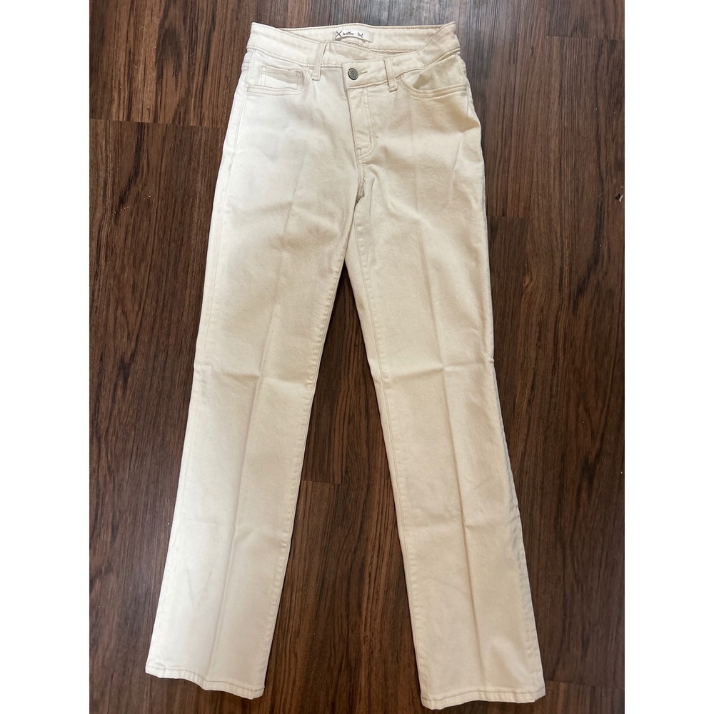 Buckle Willow + Root Cream Straight Leg‎ Jeans Off White Mid Rise WR625 Size 27